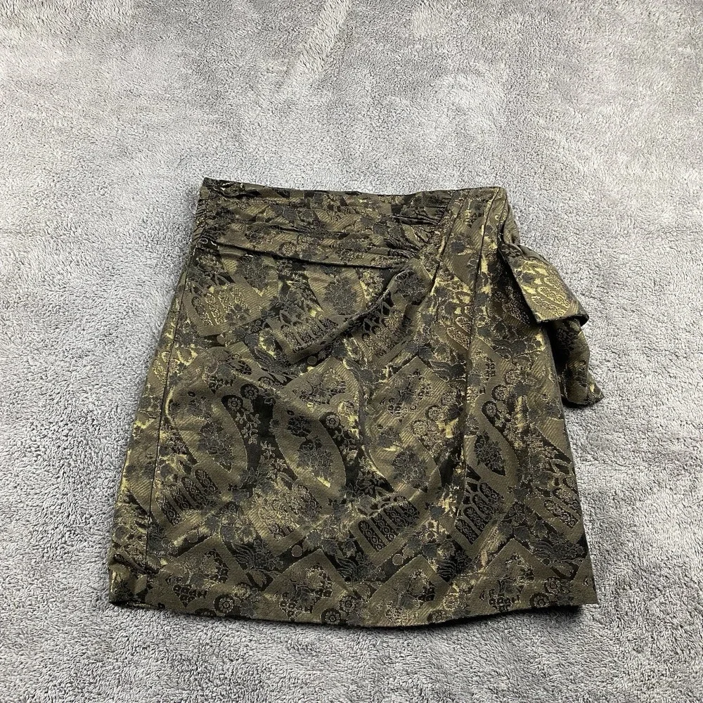 Forever 21 Skirt‎ Bodycon Womens Small Gold